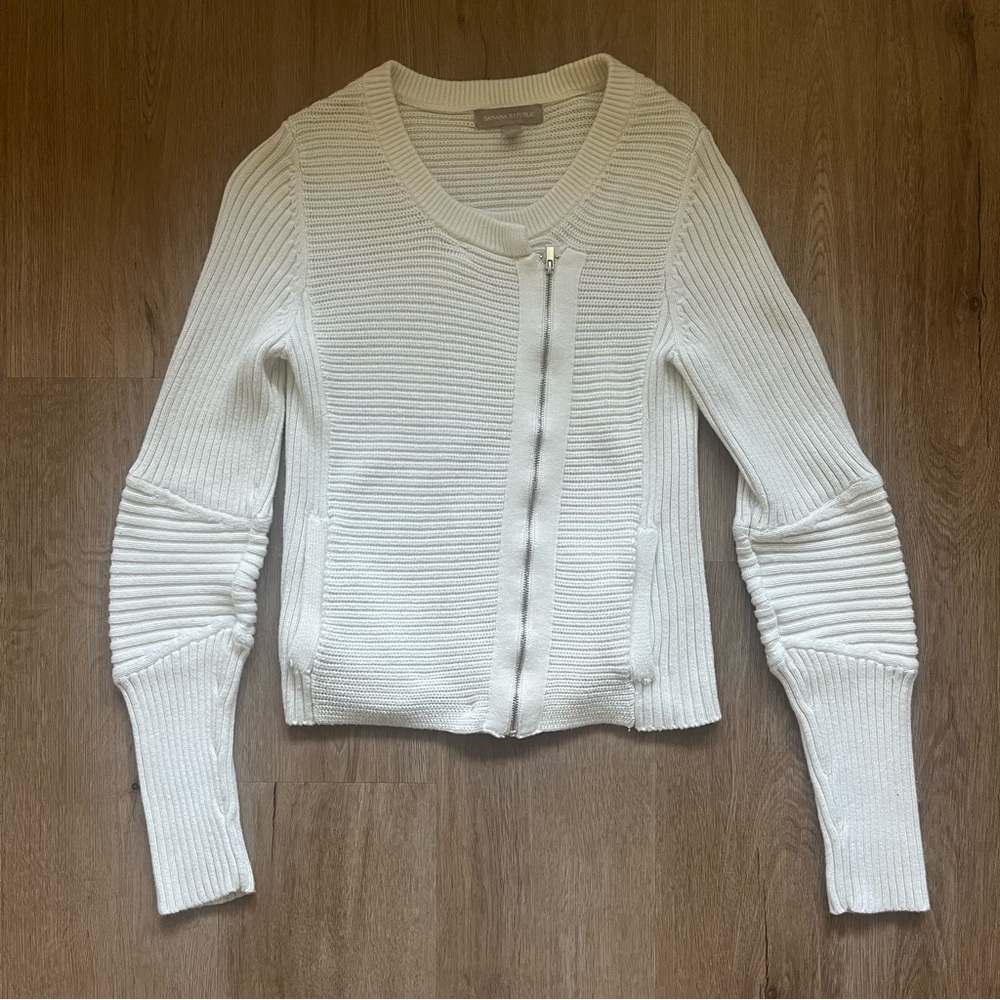 Banana republic cream size medium jacket